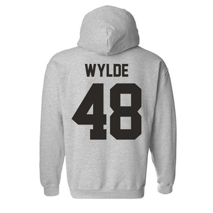 NMSU - NCAA Baseball : Connor Wylde - Classic Fashion Shersey Hooded Sweatshirt