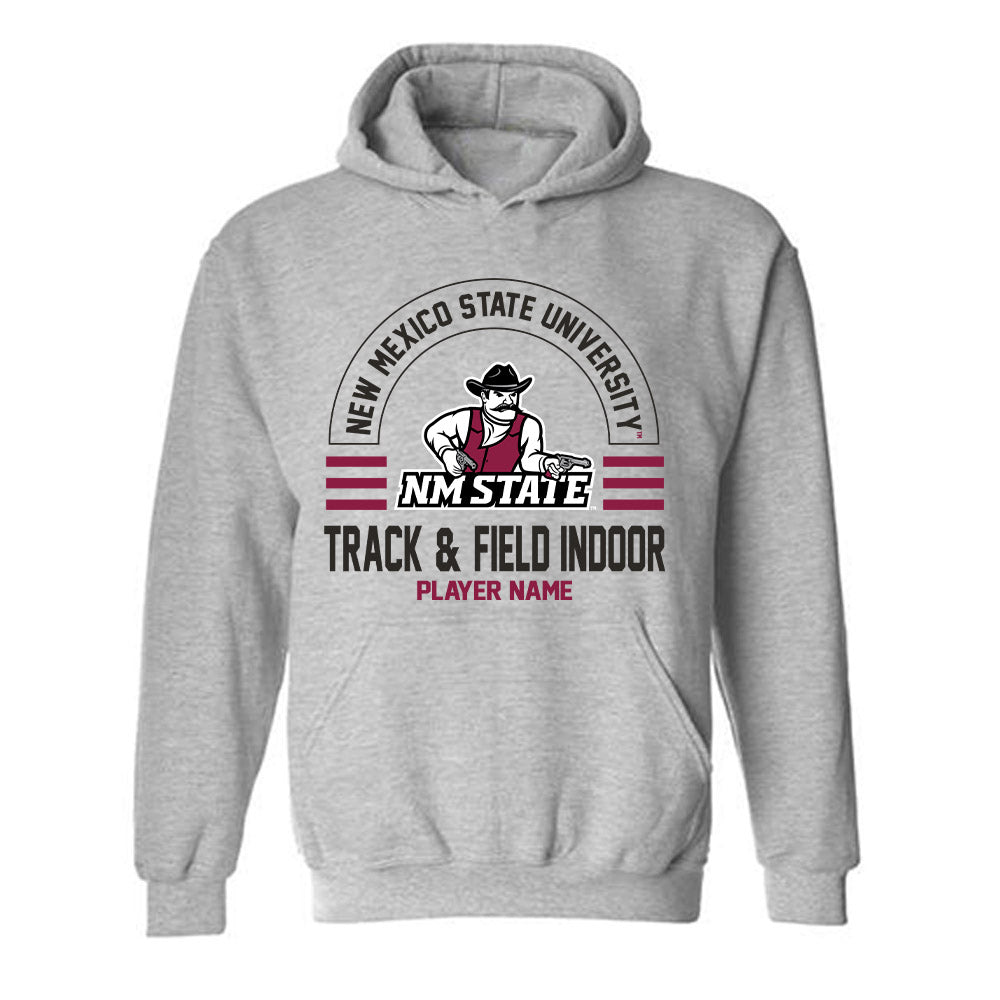 NMSU - NCAA Women's Track & Field : Kamryn Cadle - Classic Fashion Shersey Hooded Sweatshirt-0