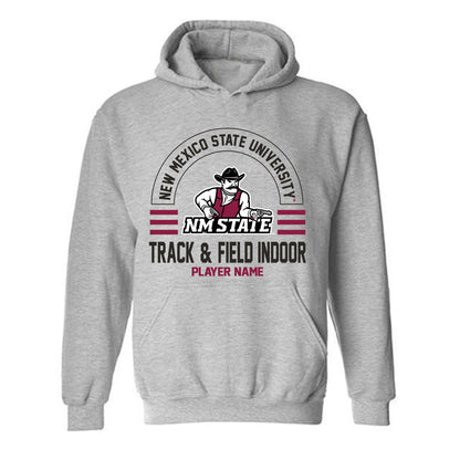 NMSU - NCAA Women's Track & Field : Kamryn Cadle - Classic Fashion Shersey Hooded Sweatshirt-0