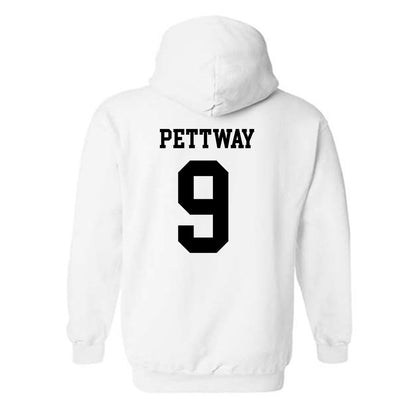 NMSU - NCAA Men's Basketball : Tanahj Pettway - Classic Fashion Shersey Hooded Sweatshirt