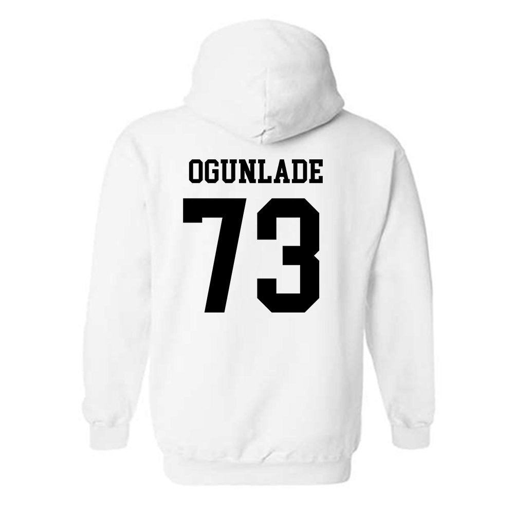 NMSU - NCAA Football : Janik Ogunlade - Classic Fashion Shersey Hooded Sweatshirt-1
