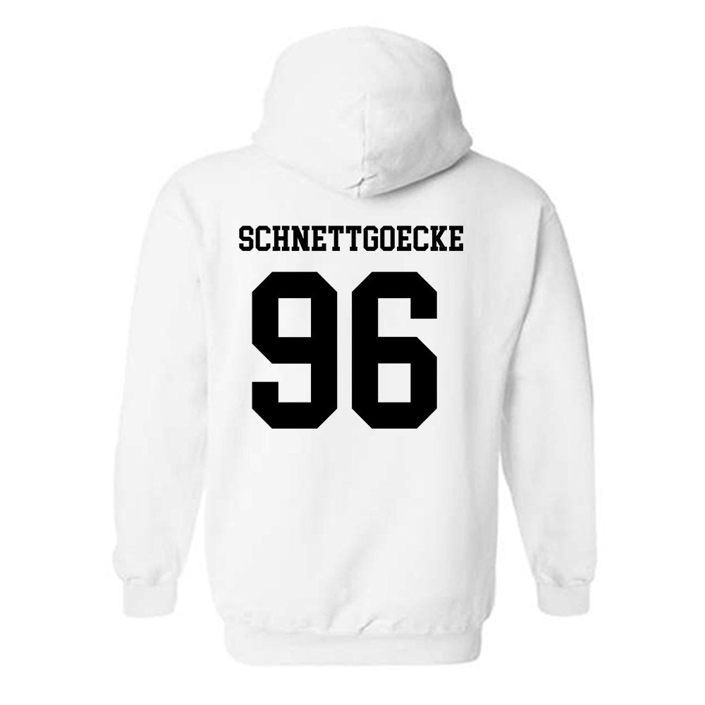 NMSU - NCAA Football : Cole Schnettgoecke - Classic Fashion Shersey Hooded Sweatshirt-1