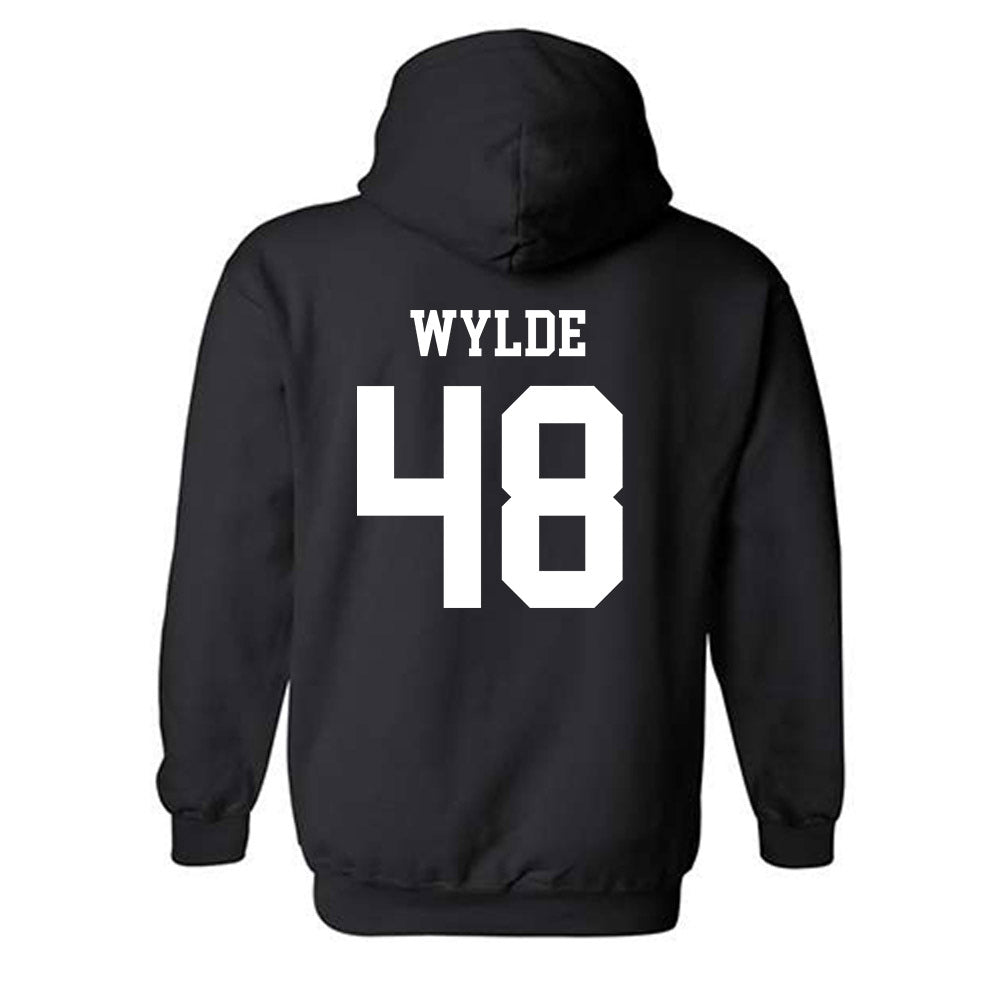 NMSU - NCAA Baseball : Connor Wylde - Classic Fashion Shersey Hooded Sweatshirt