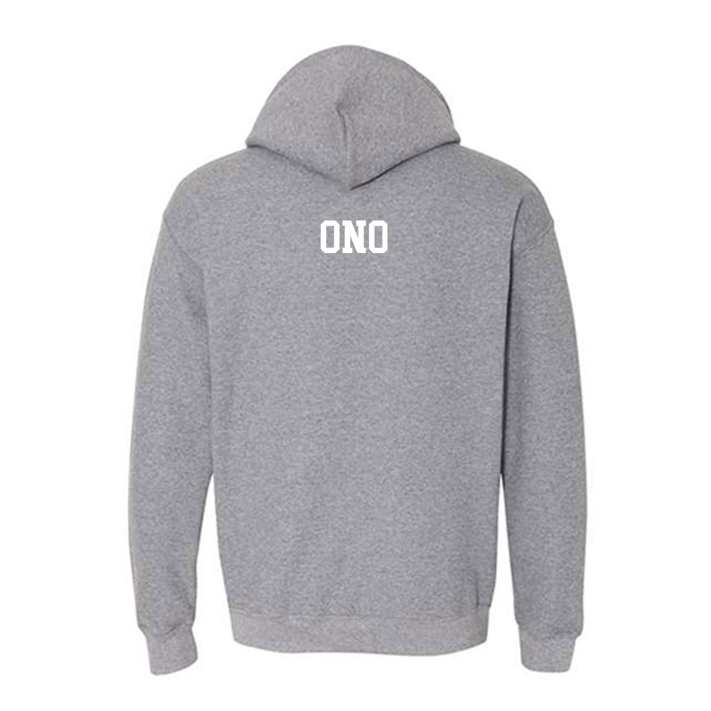 NMSU - NCAA Women's Swimming & Diving : Megan Ono - Classic Fashion Shersey Hooded Sweatshirt-1