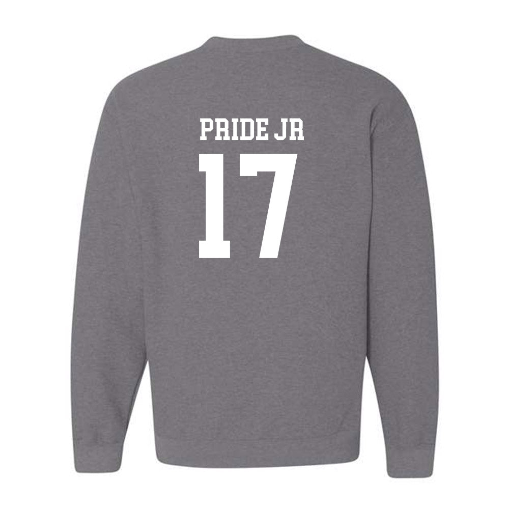 NMSU - NCAA Football : Tj Pride Jr - Classic Fashion Shersey Crewneck Sweatshirt-1