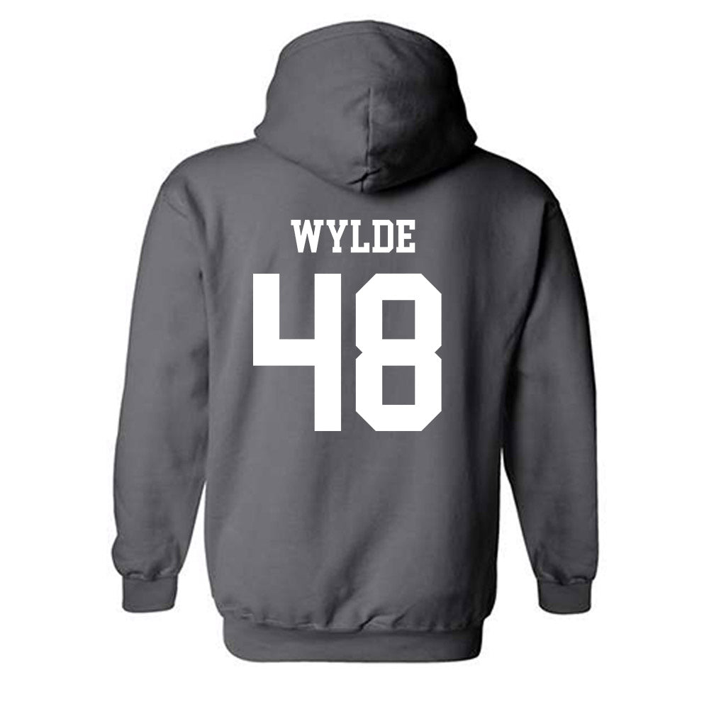 NMSU - NCAA Baseball : Connor Wylde - Classic Fashion Shersey Hooded Sweatshirt