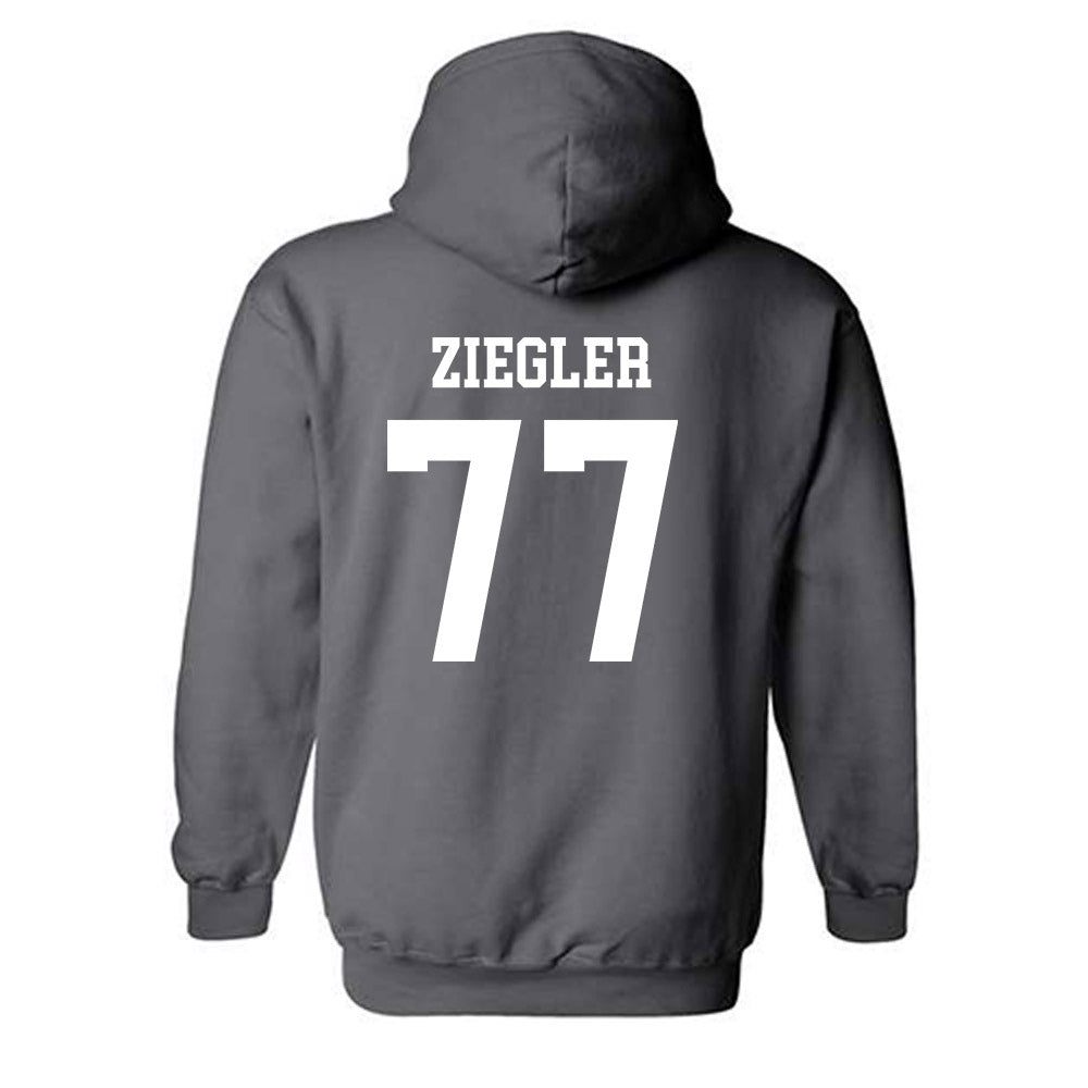 NMSU - NCAA Women's Volleyball : Rozowyn Ziegler - Classic Fashion Shersey Hooded Sweatshirt-1