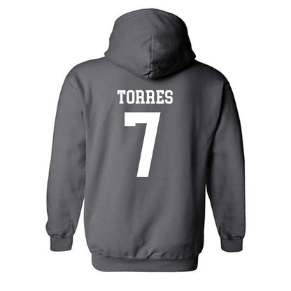 NMSU - NCAA Women's Soccer : Andrea Torres - Classic Fashion Shersey Hooded Sweatshirt-1