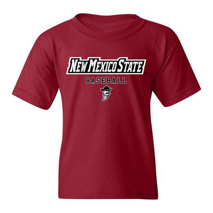 NMSU - NCAA Baseball : Jonatan Clough De Los Santos - Classic Shersey Youth T-Shirt