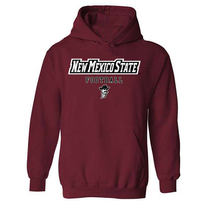 NMSU - NCAA Football : Sone Aupiu - Classic Shersey Hooded Sweatshirt