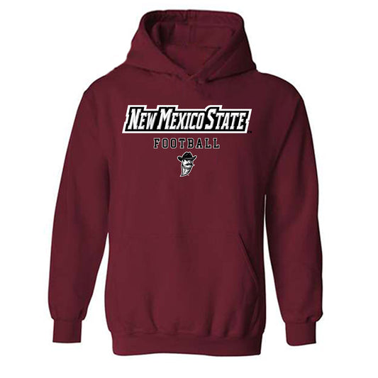 NMSU - NCAA Football : Matthew Saiz - Classic Shersey Hooded Sweatshirt-0