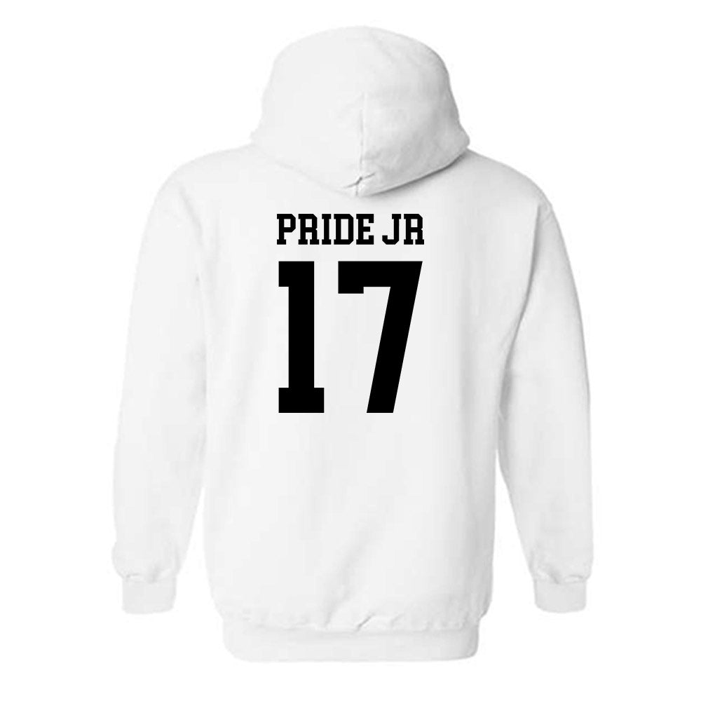 NMSU - NCAA Football : Tj Pride Jr - Classic Shersey Hooded Sweatshirt-1