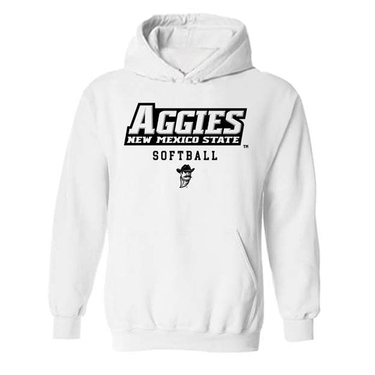 NMSU - NCAA Softball : Riley Carley - Classic Shersey Hooded Sweatshirt-0