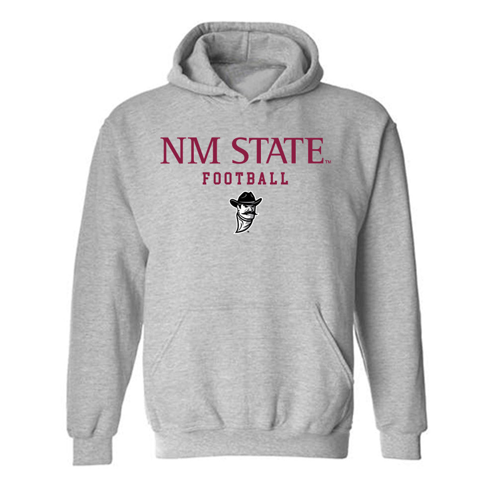 NMSU - NCAA Football : Sone Aupiu - Classic Shersey Hooded Sweatshirt