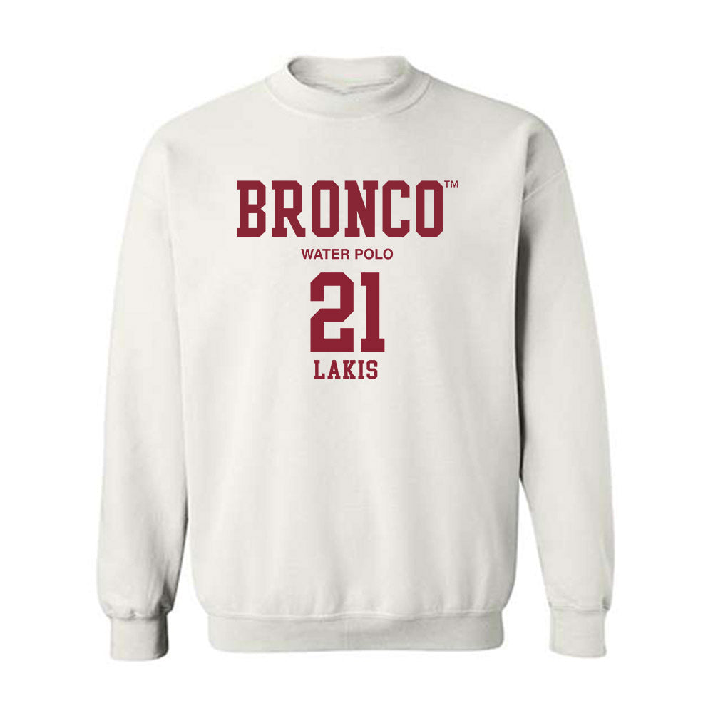 SCU - NCAA Women's Water Polo : Lia Lakis - Classic Fashion Shersey Crewneck Sweatshirt-0