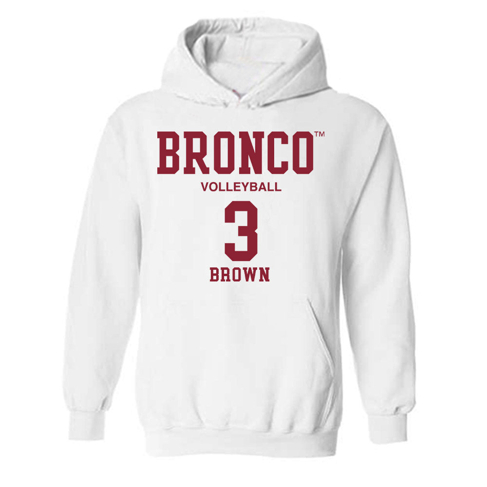 SCU - NCAA Women's Volleyball : Danielle Brown - Hooded Sweatshirt