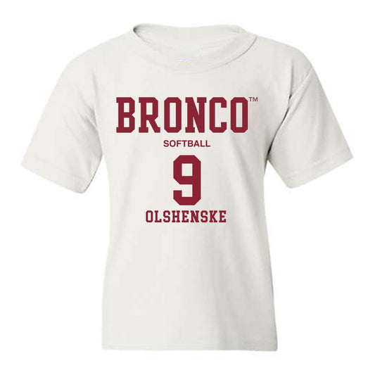 SCU - NCAA Softball : Mackenzie Olshenske - Classic Fashion Shersey Youth T-Shirt-0