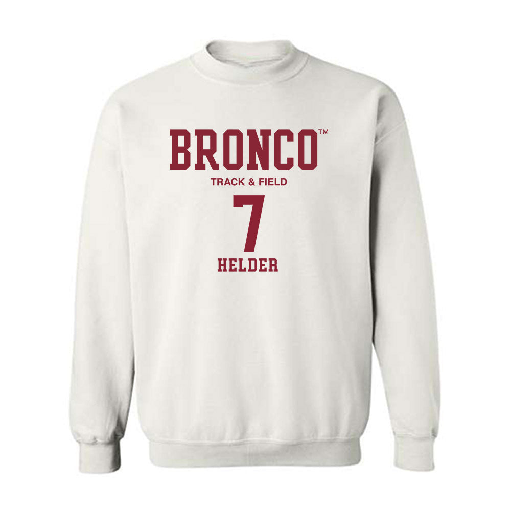 SCU - NCAA Men's Track & Field : Kaden Helder - Classic Fashion Shersey Crewneck Sweatshirt