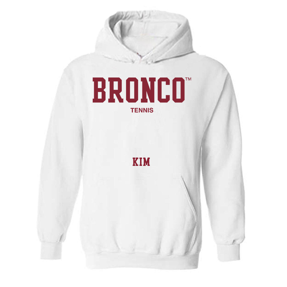 SCU - NCAA Men's Tennis : John Kim - Classic Fashion Shersey Hooded Sweatshirt-0