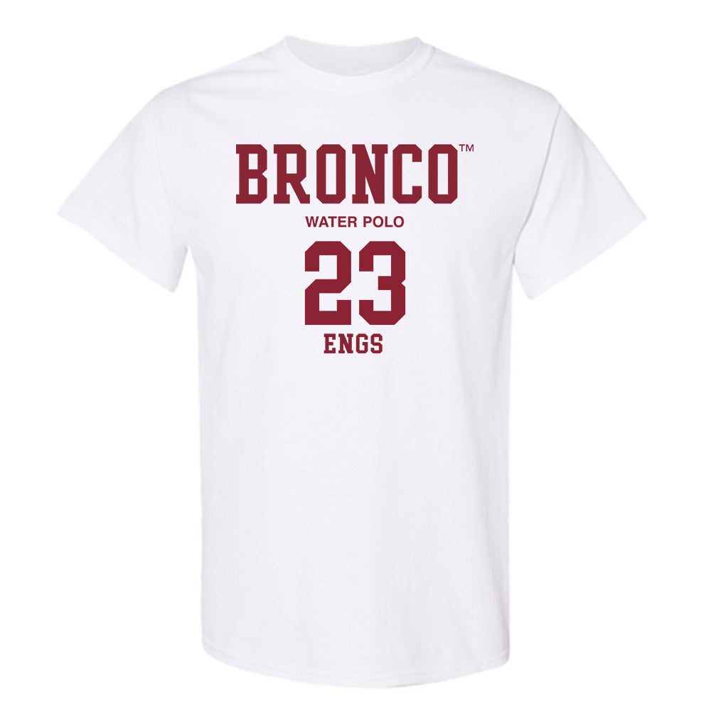 SCU - NCAA Men's Water Polo : Charlie Engs - Classic Fashion Shersey T-Shirt-0