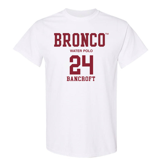 SCU - NCAA Men's Water Polo : Weston Bancroft - Classic Fashion Shersey T-Shirt-0