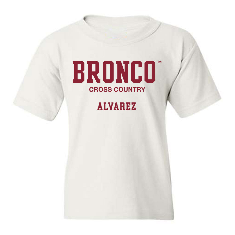 SCU - NCAA Men's Cross Country : Jude Alvarez - Youth T-Shirt