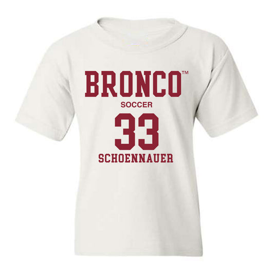 SCU - NCAA Women's Soccer : kennedy schoennauer - Youth T-Shirt