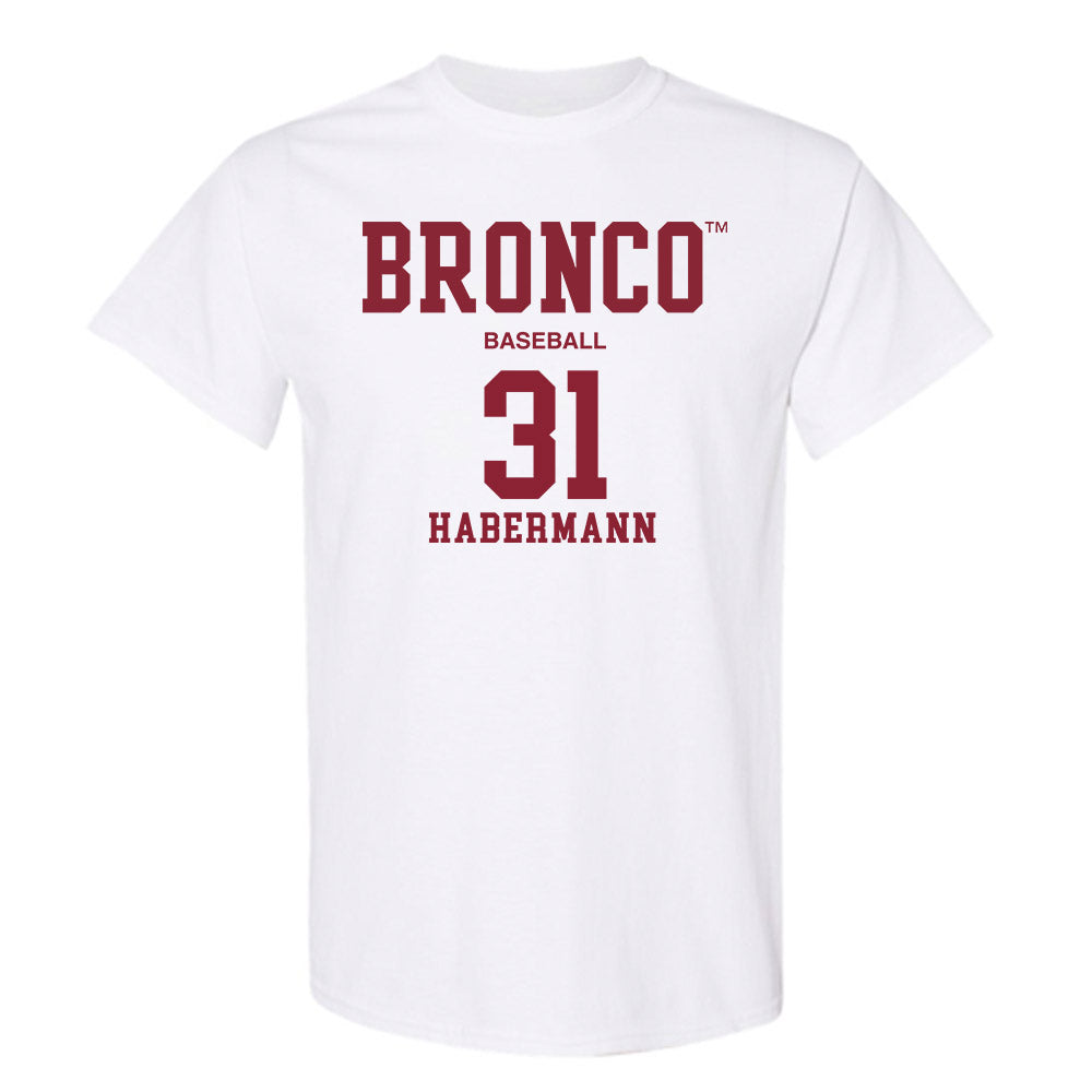 SCU - NCAA Baseball : Andrew Habermann - Classic Fashion Shersey T-Shirt-0
