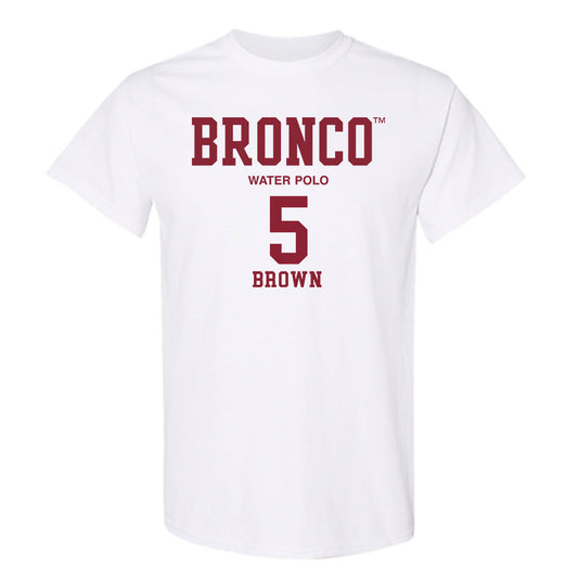 SCU - NCAA Men's Water Polo : Ashton Brown - Classic Fashion Shersey T-Shirt-0