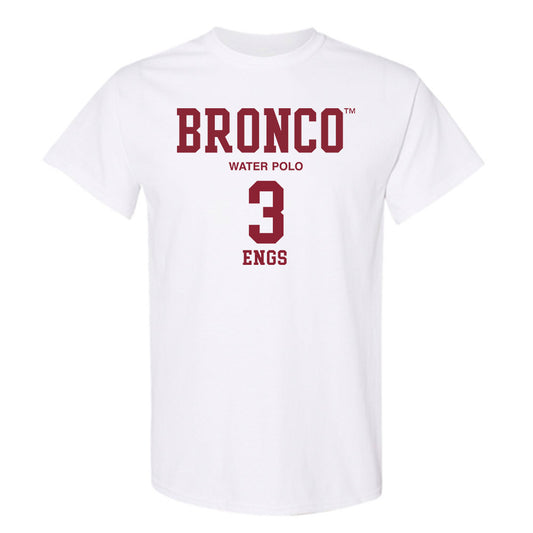 SCU - NCAA Men's Water Polo : Henry Engs - Classic Fashion Shersey T-Shirt-0