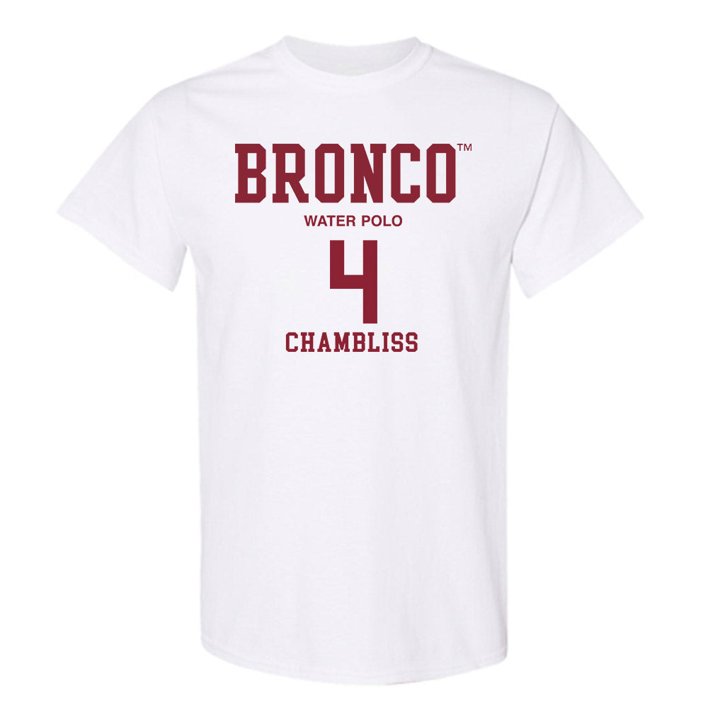 SCU - NCAA Women's Water Polo : Megan Chambliss - Classic Fashion Shersey T-Shirt-0