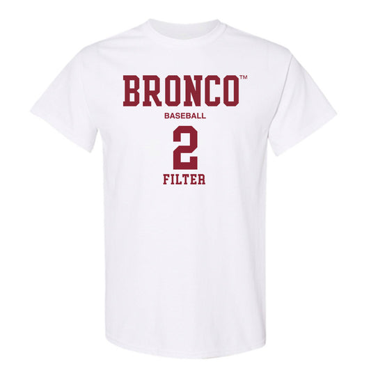 SCU - NCAA Baseball : Deuce Filter - Classic Fashion Shersey T-Shirt-0