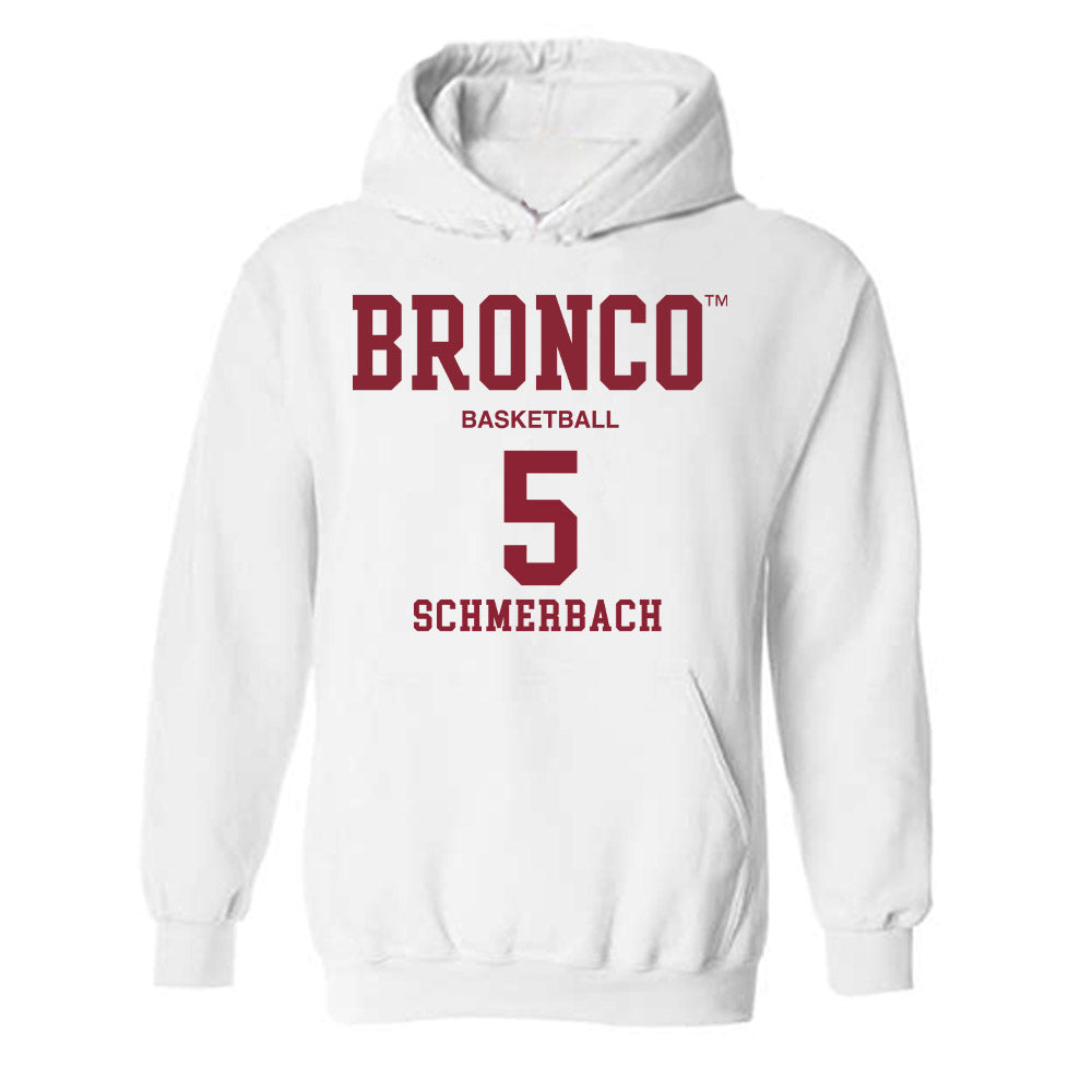 SCU - NCAA Women's Basketball : Sara Schmerbach - Classic Fashion Shersey Hooded Sweatshirt-0