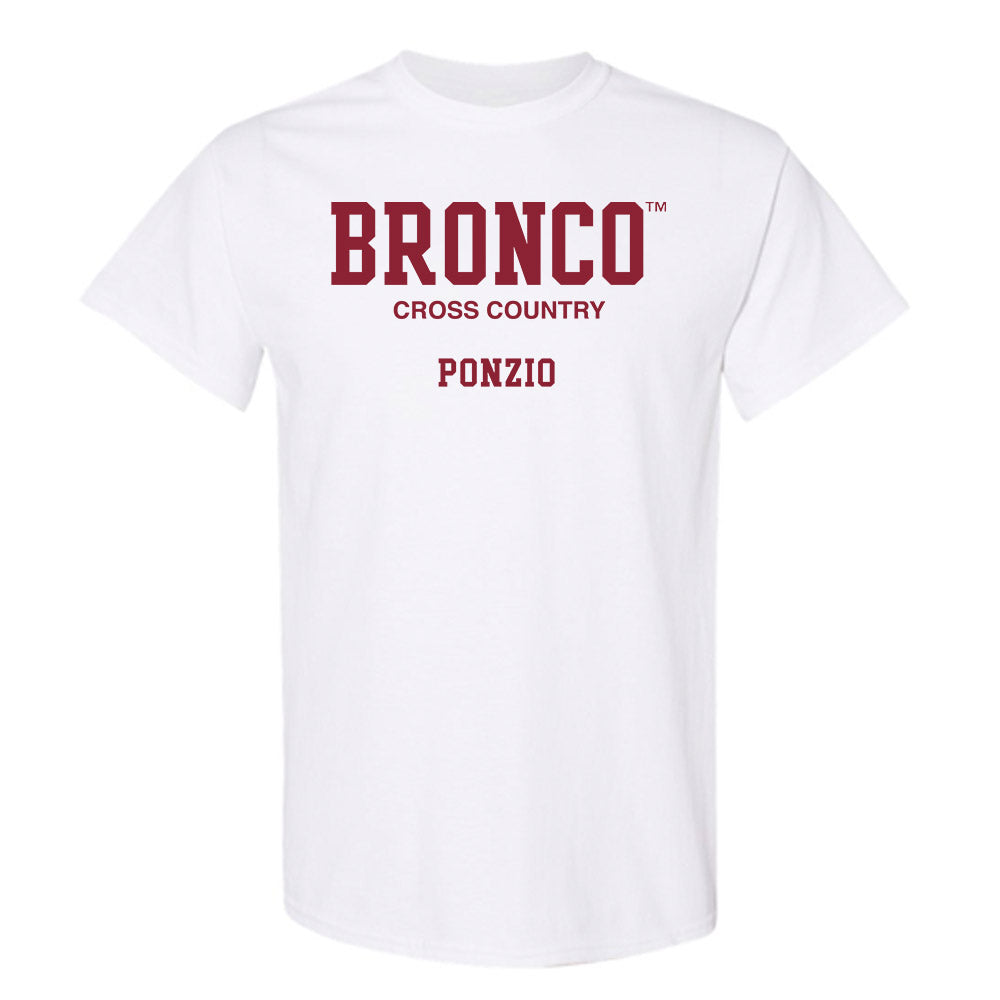 SCU - NCAA Men's Cross Country : James Ponzio - Classic Fashion Shersey T-Shirt