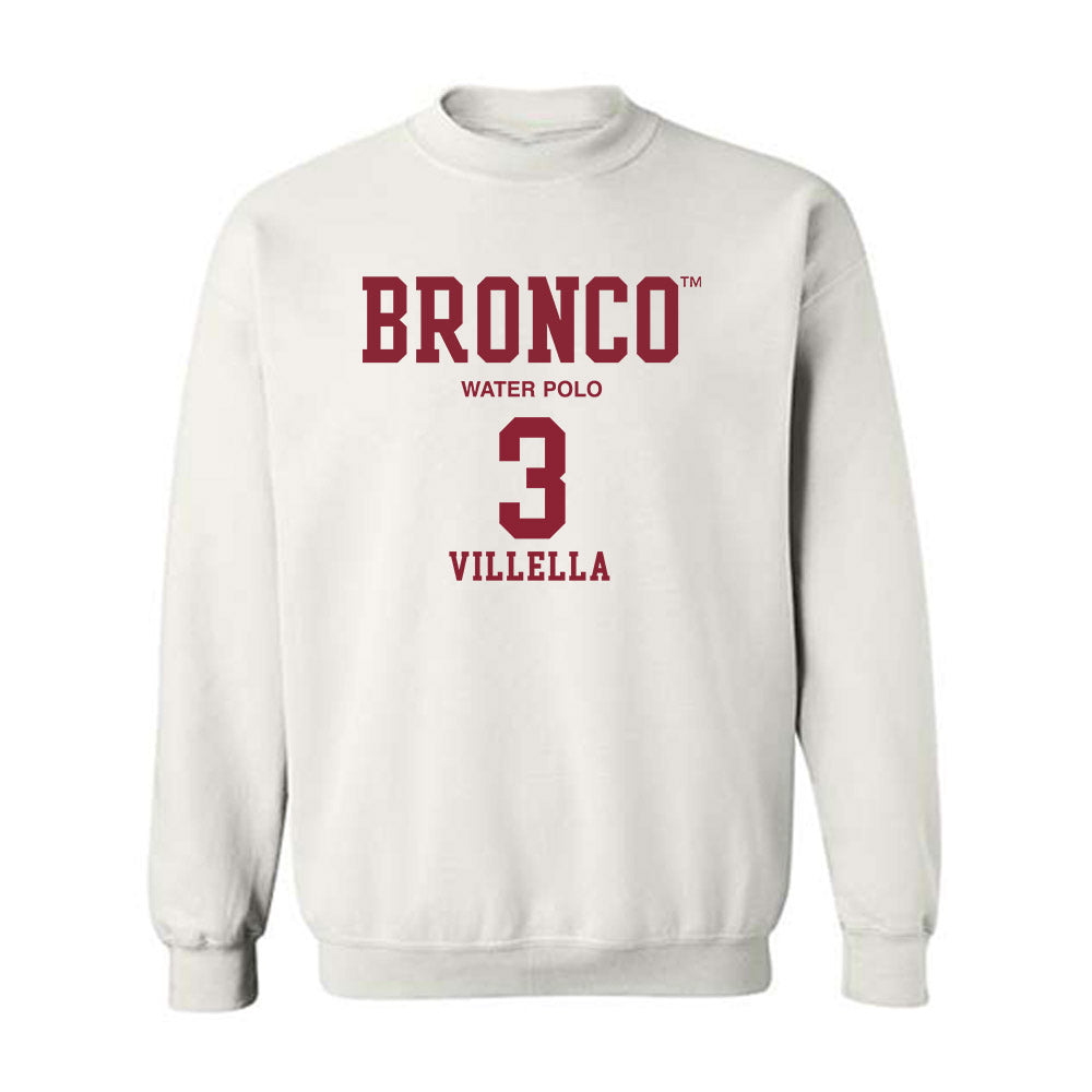 SCU - NCAA Men's Water Polo : Harrison Villella - Classic Fashion Shersey Crewneck Sweatshirt