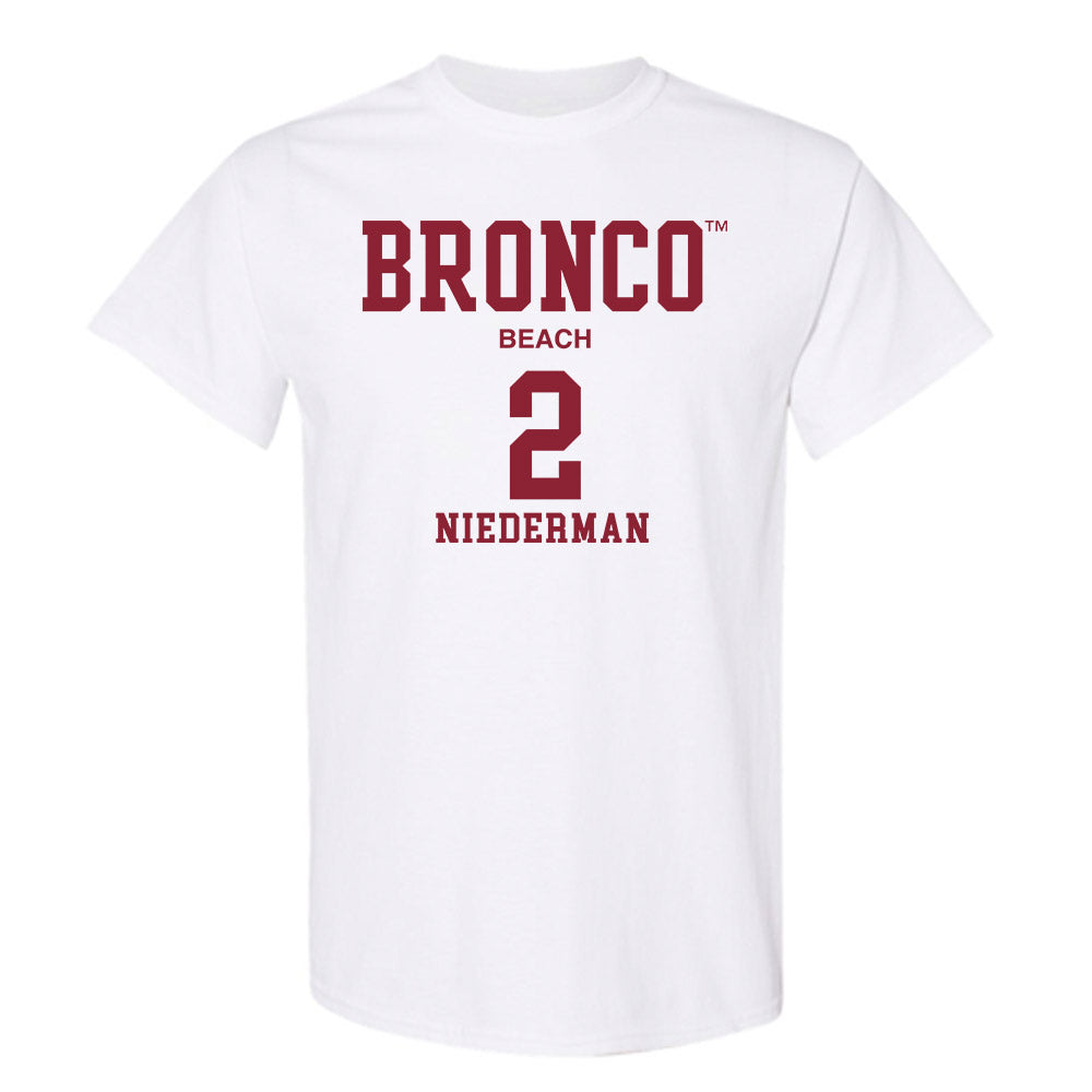 SCU - NCAA Beach Volleyball : Noelle Niederman - T-Shirt Classic Fashion Shersey