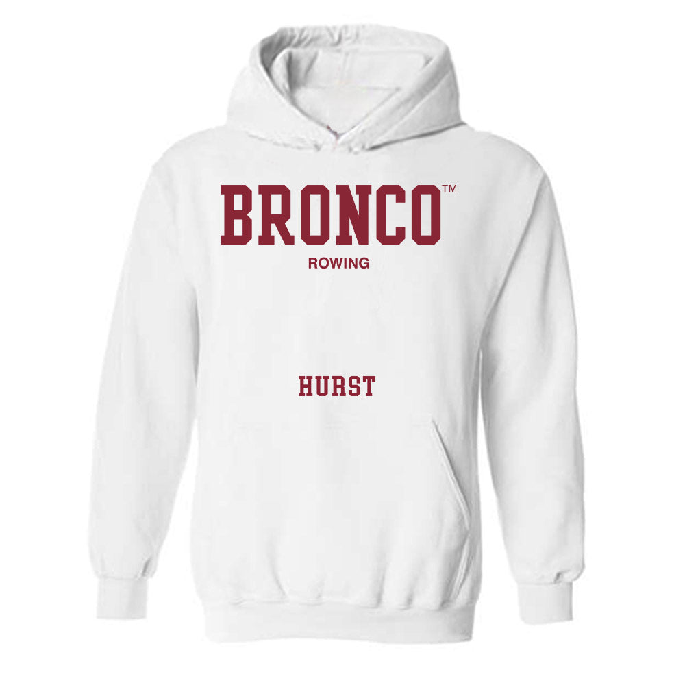 SCU - NCAA Women's Rowing : Ingrid Hurst - Classic Fashion Shersey Hooded Sweatshirt-0