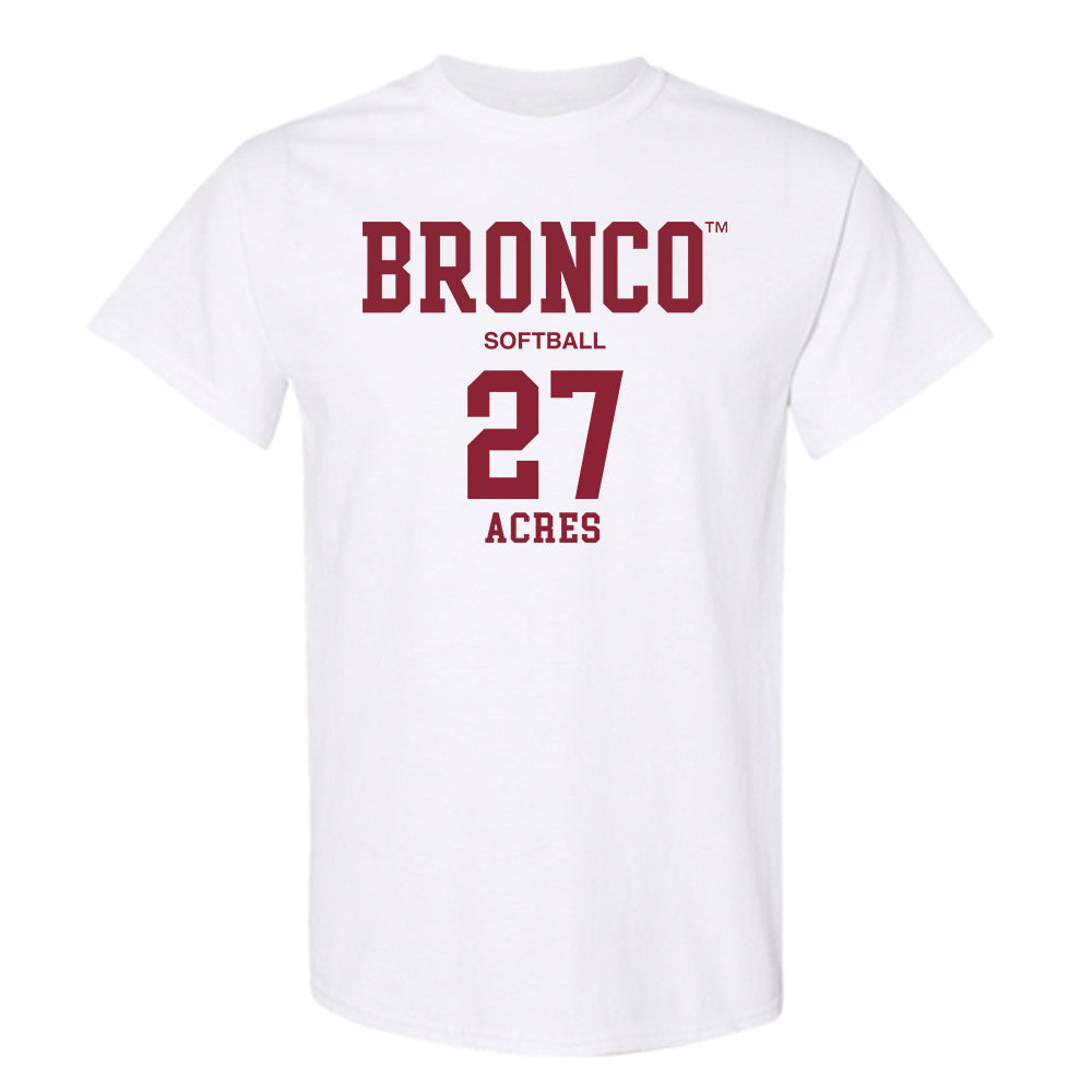 SCU - NCAA Softball : Kyla Acres - Classic Fashion Shersey T-Shirt-0