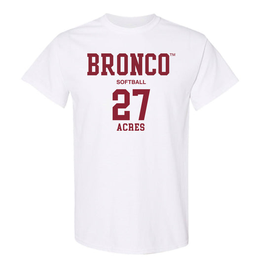 SCU - NCAA Softball : Kyla Acres - Classic Fashion Shersey T-Shirt-0