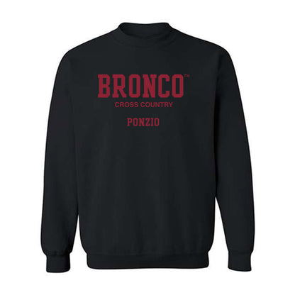 SCU - NCAA Men's Cross Country : James Ponzio - Classic Fashion Shersey Crewneck Sweatshirt