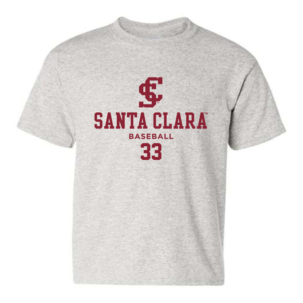 SCU - NCAA Baseball : Cade Pilchard - Youth T-Shirt