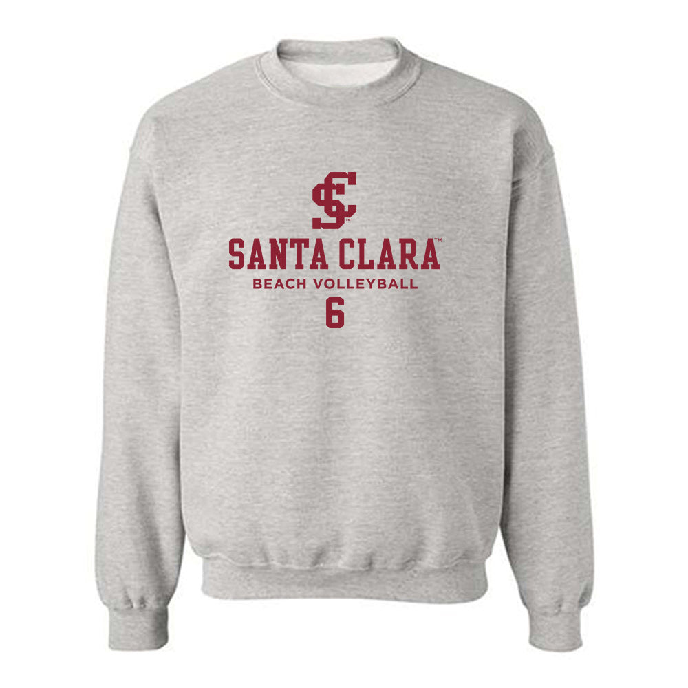 SCU - NCAA Beach Volleyball : Ally Frailey - Classic Fashion Shersey Crewneck Sweatshirt-0