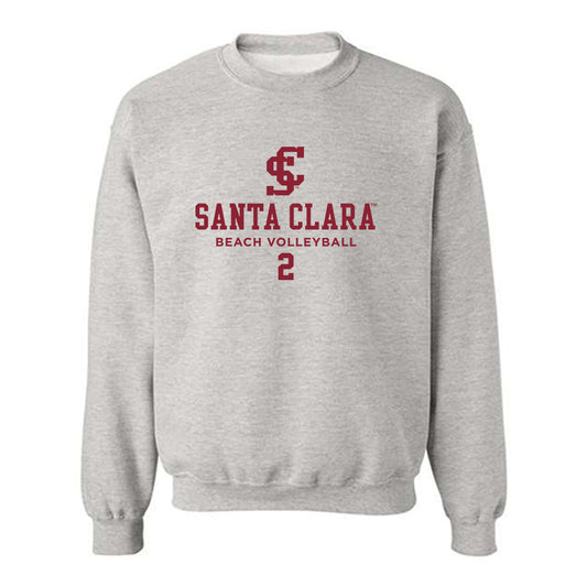 SCU - NCAA Beach Volleyball : Alex Franklin - Classic Fashion Shersey Crewneck Sweatshirt-0