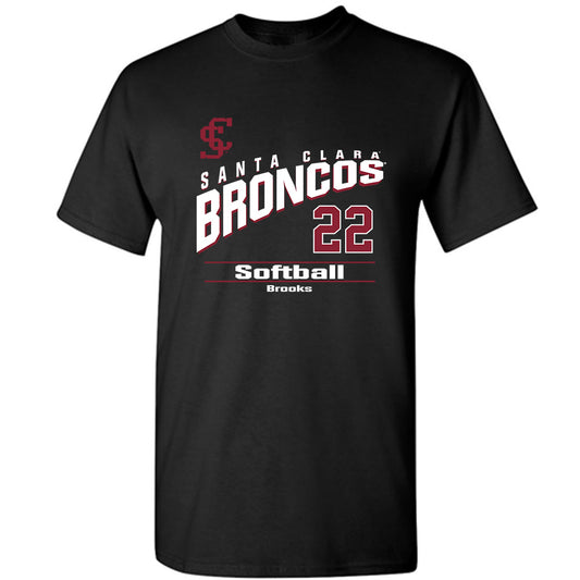 SCU - NCAA Softball : Lillie Brooks - Classic Fashion Shersey T-Shirt-0