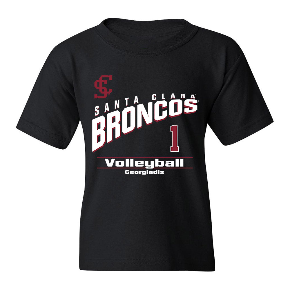 SCU - NCAA Women's Volleyball : Kat Georgiadis - Youth T-Shirt Classic Fashion Shersey