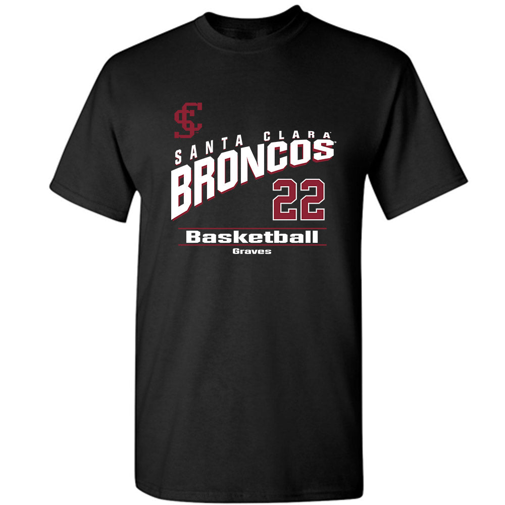 SCU - NCAA Men's Basketball : Allen Graves - Classic Fashion Shersey T-Shirt