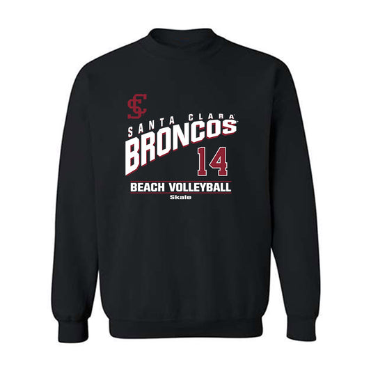 SCU - NCAA Beach Volleyball : Ellie Skale - Classic Fashion Shersey Crewneck Sweatshirt-0