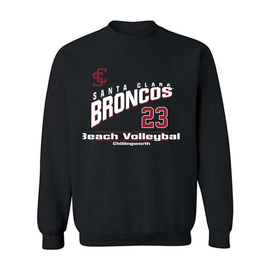 SCU - NCAA Beach Volleyball : Kawena Chillingworth - Classic Fashion Shersey Crewneck Sweatshirt-0