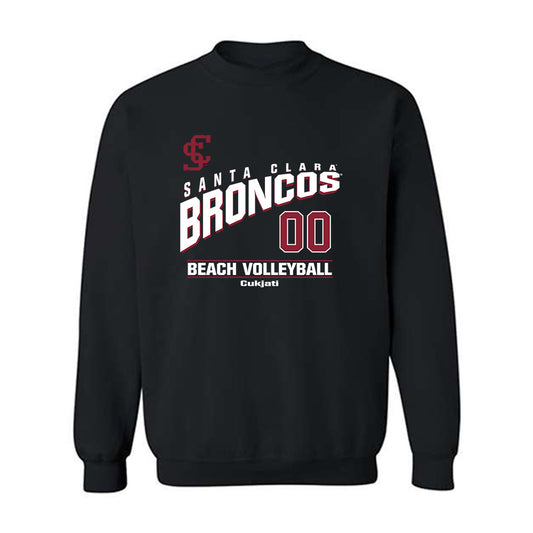 SCU - NCAA Beach Volleyball : Avery Cukjati - Classic Fashion Shersey Crewneck Sweatshirt-0