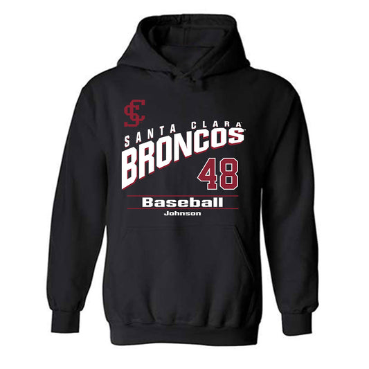 SCU - NCAA Baseball : Joshua Johnson - Hooded Sweatshirt